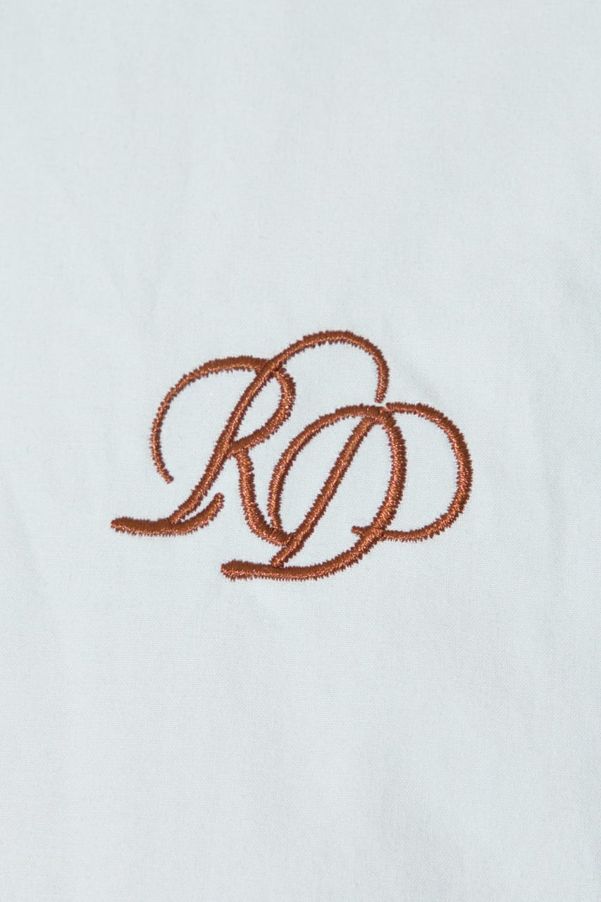 ボリュームフリルヘムブラウス BLU M