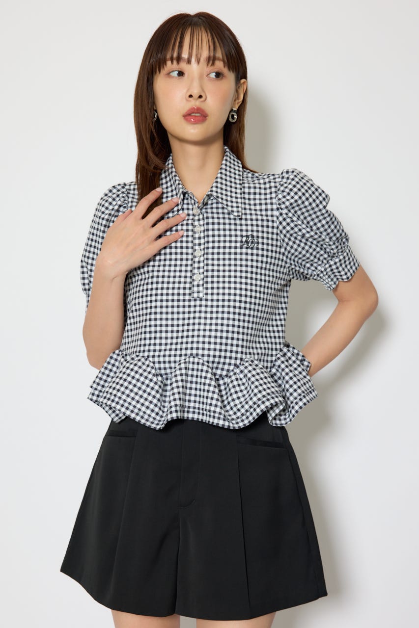 ボリュームフリルヘムブラウス Multi_1 S