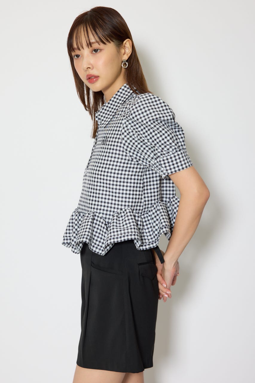 ボリュームフリルヘムブラウス Multi_1 S