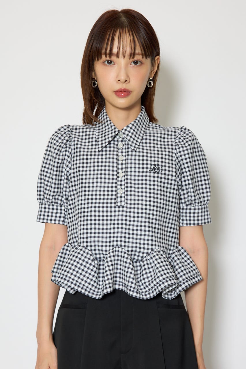 ボリュームフリルヘムブラウス Multi_1 S