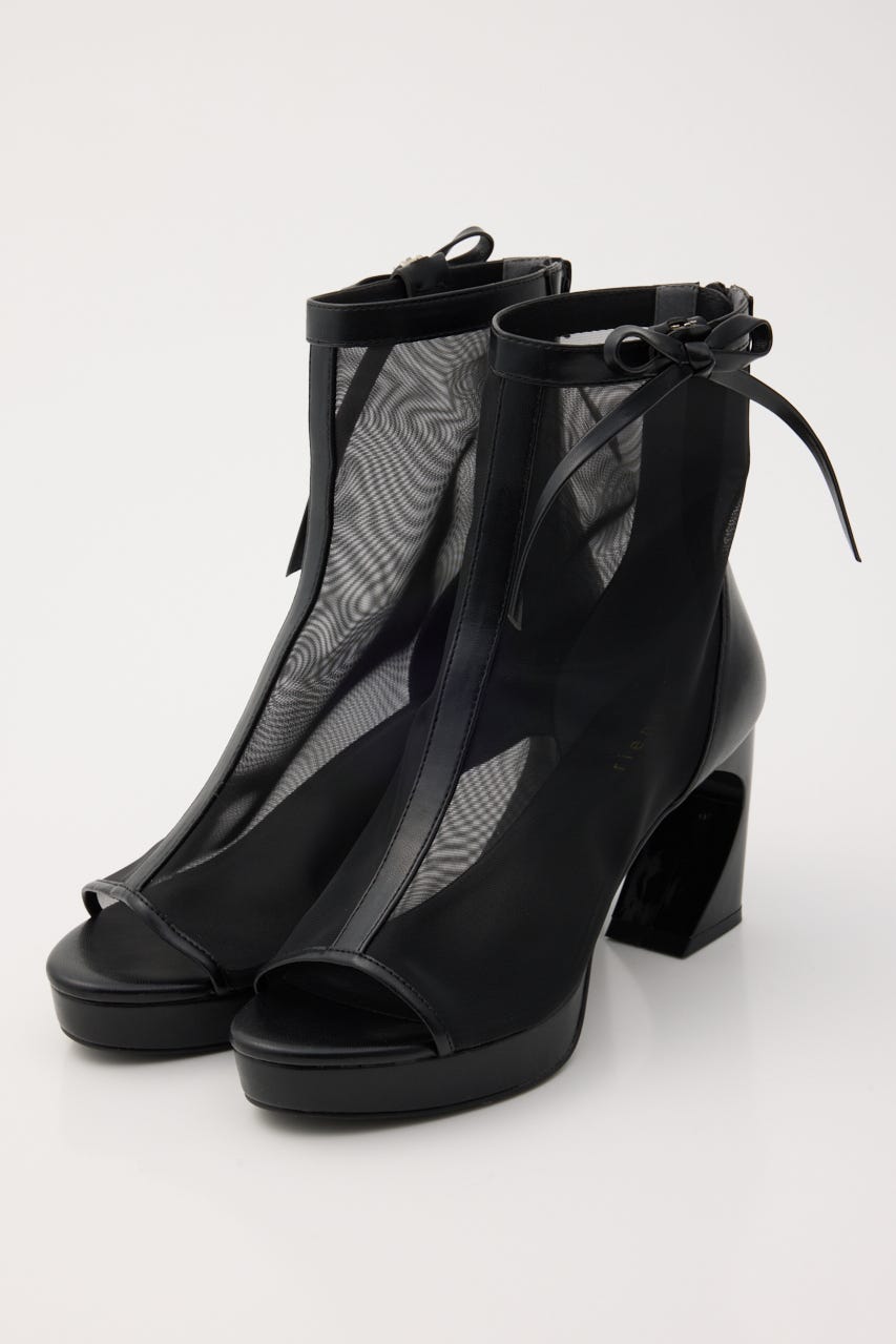 【1/25(日)23:59までSS先行予約会対象アイテム】シアーショートブーツ BLK S