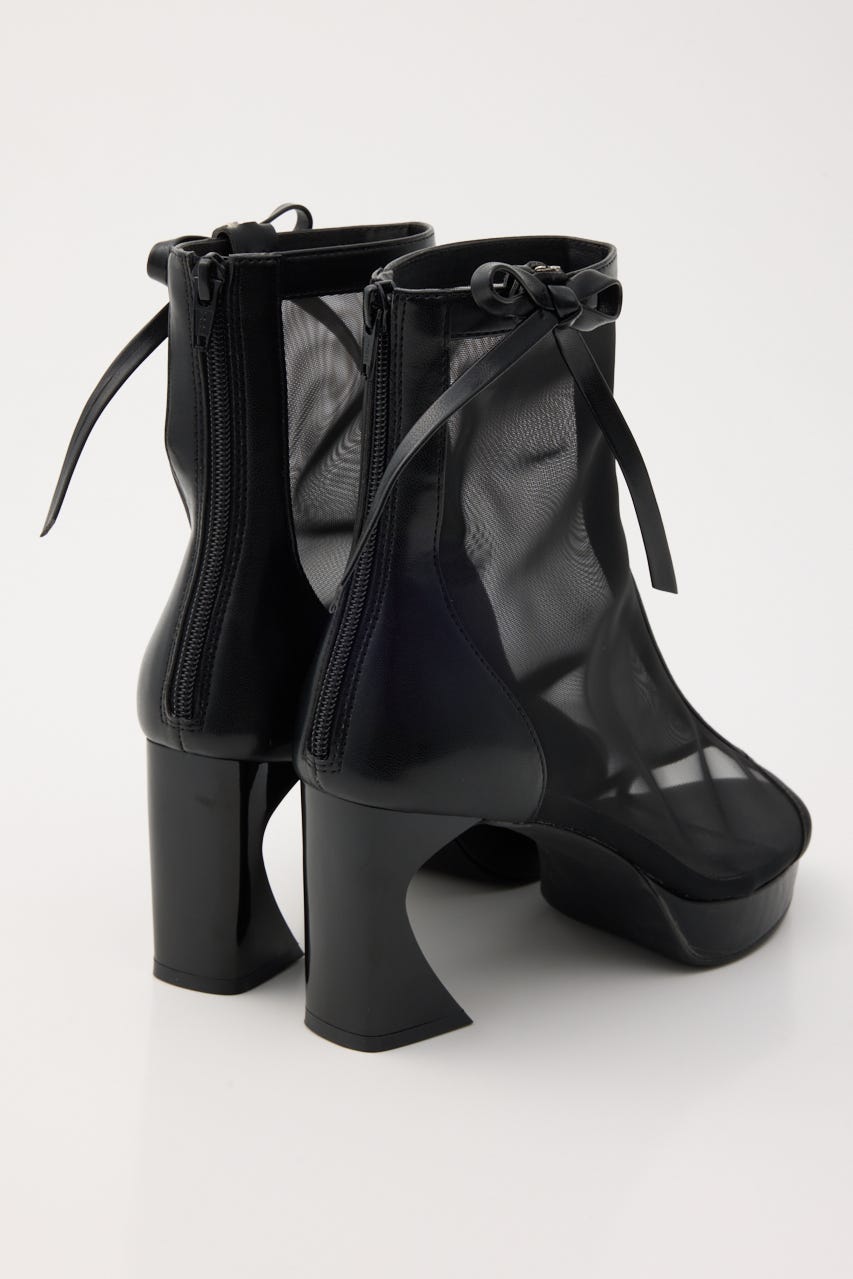 【1/25(日)23:59までSS先行予約会対象アイテム】シアーショートブーツ BLK S