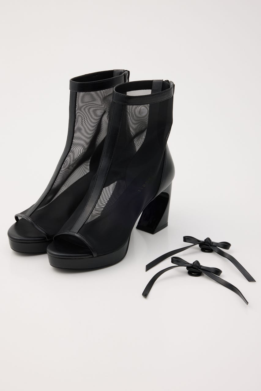 【1/25(日)23:59までSS先行予約会対象アイテム】シアーショートブーツ BLK S