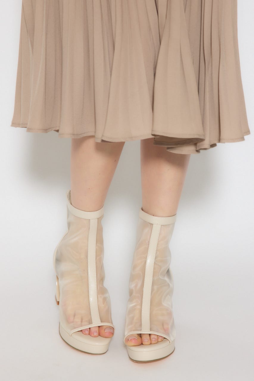 【1/25(日)23:59までSS先行予約会対象アイテム】シアーショートブーツ IVOY S