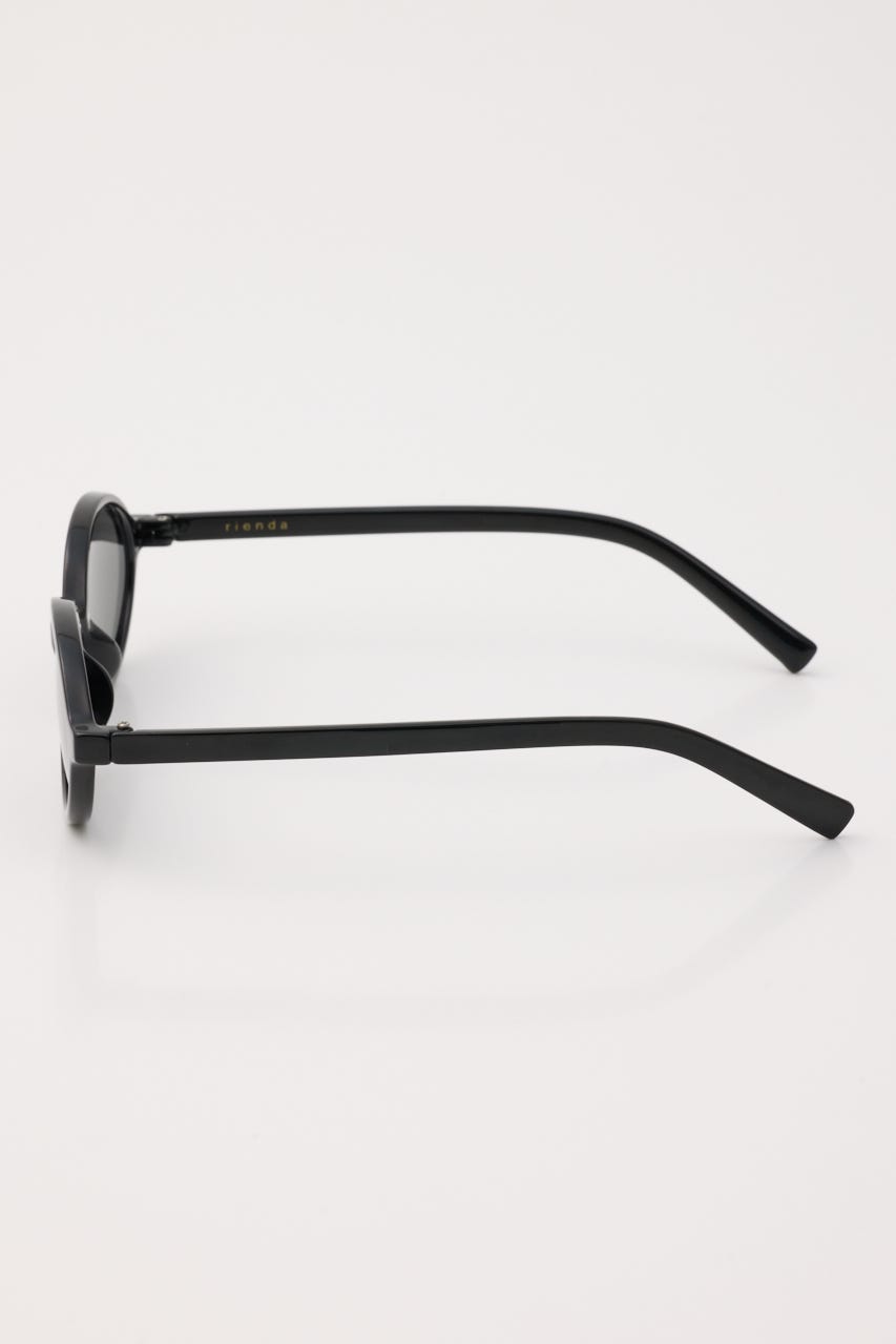 オーバルデザインアイウェア BLK FREE