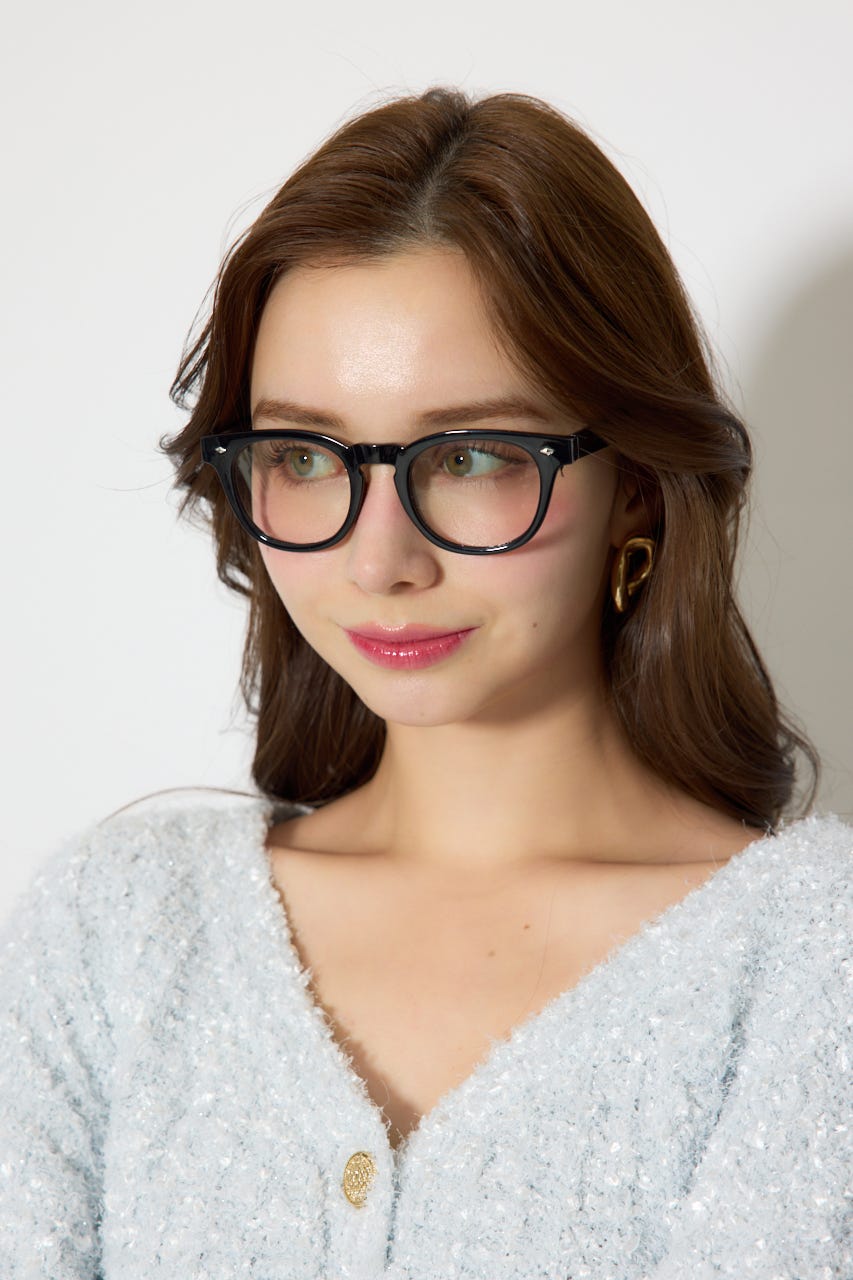 調光レンズウェリントンアイウェア BLK FREE