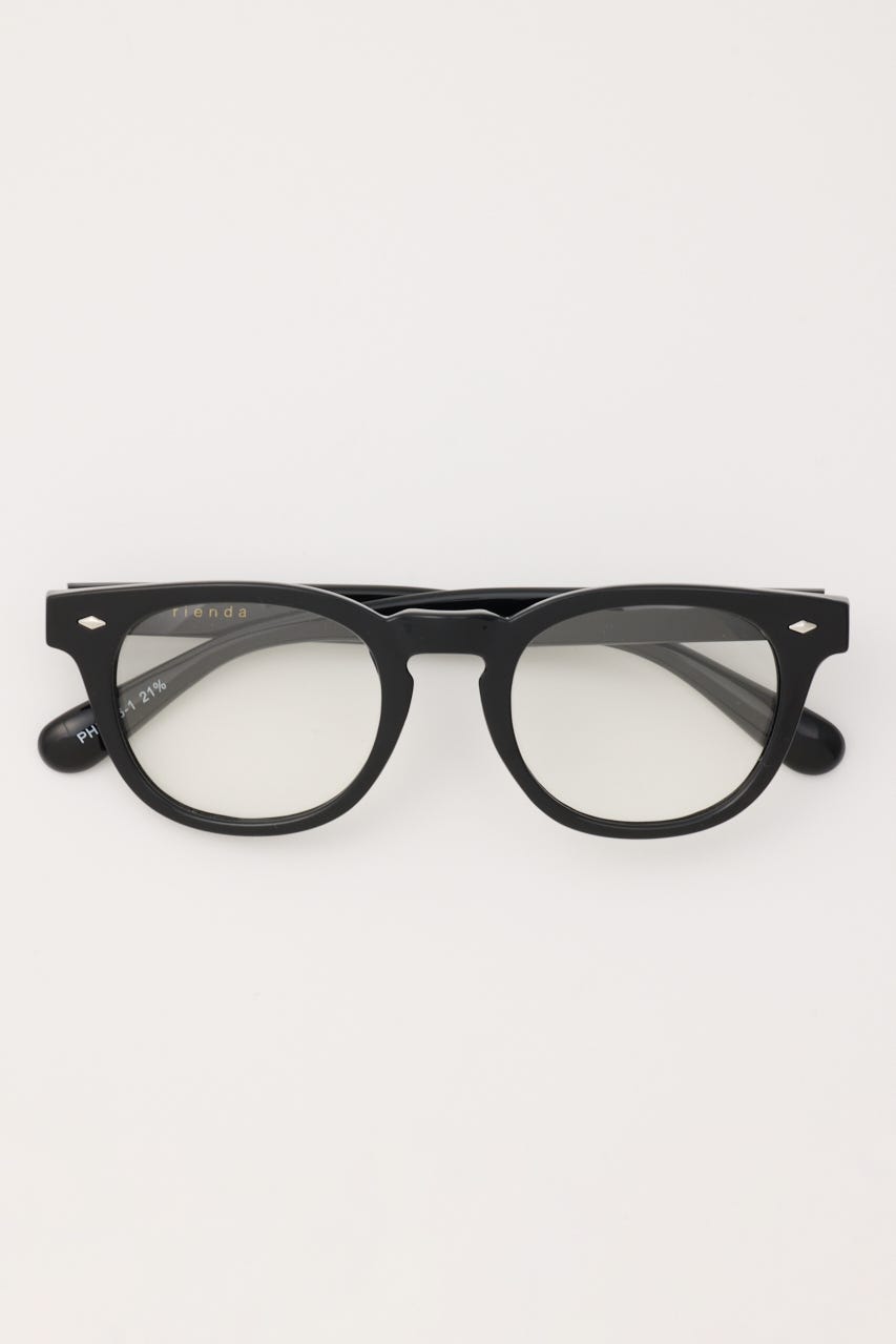 調光レンズウェリントンアイウェア BLK FREE