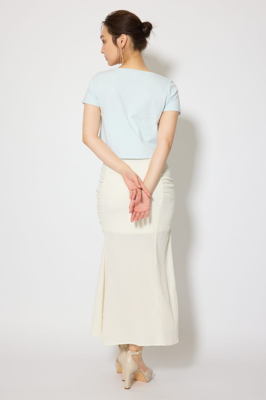 モチーフフォトショートTシャツ BLU FREE