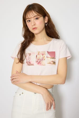モチーフフォトショートTシャツ