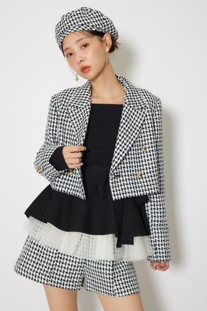 ツイードショートジャケット