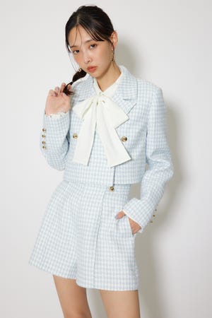 ツイードショートジャケット