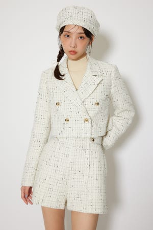 ツイードショートジャケット