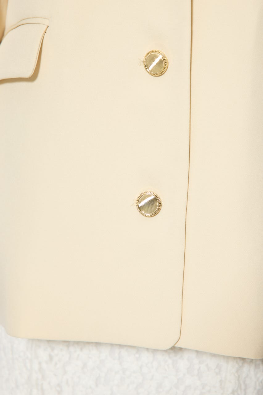 レースディティール2WAYテーラードジャケット L/YEL M