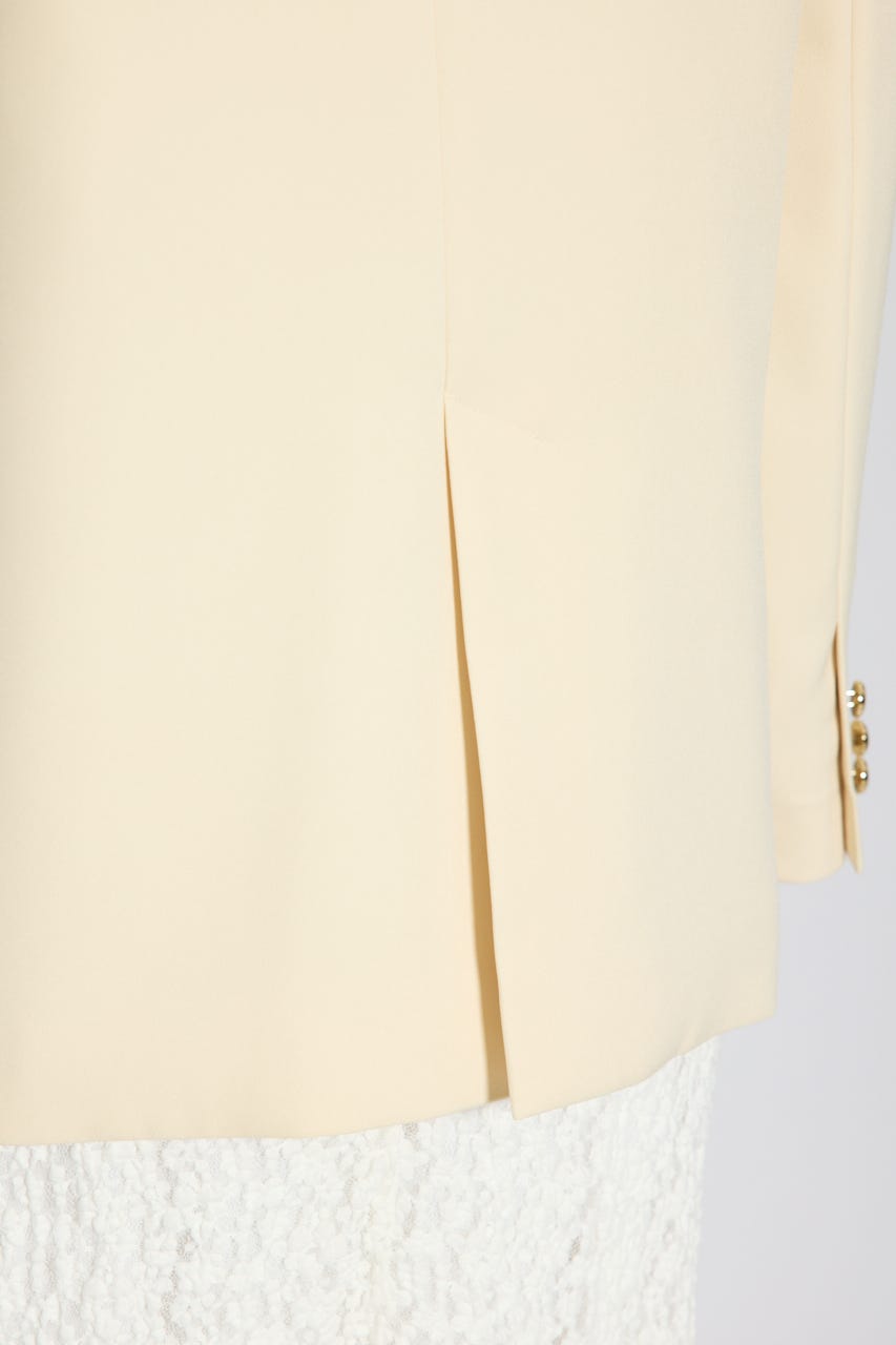 レースディティール2WAYテーラードジャケット L/YEL M