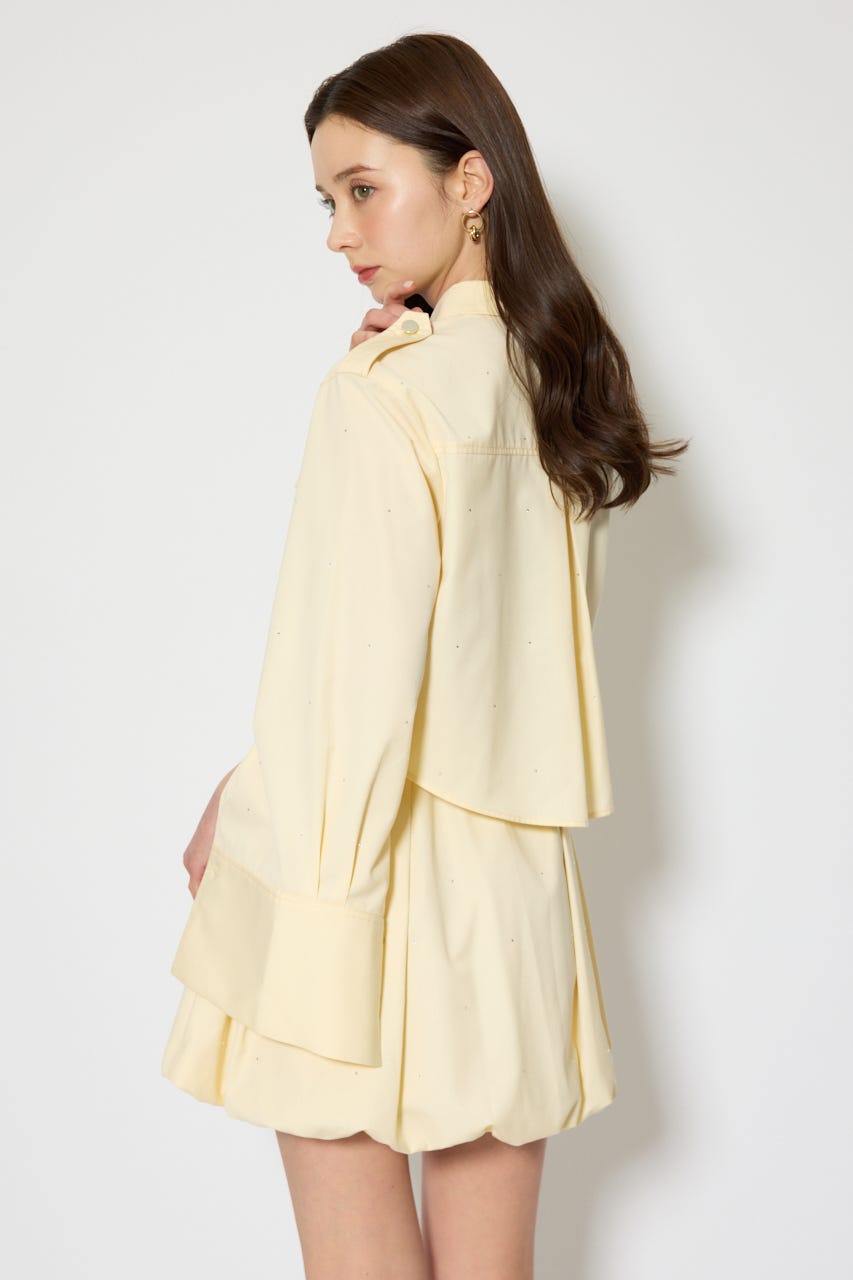 ワークディティールクロップドシャツ YEL FREE