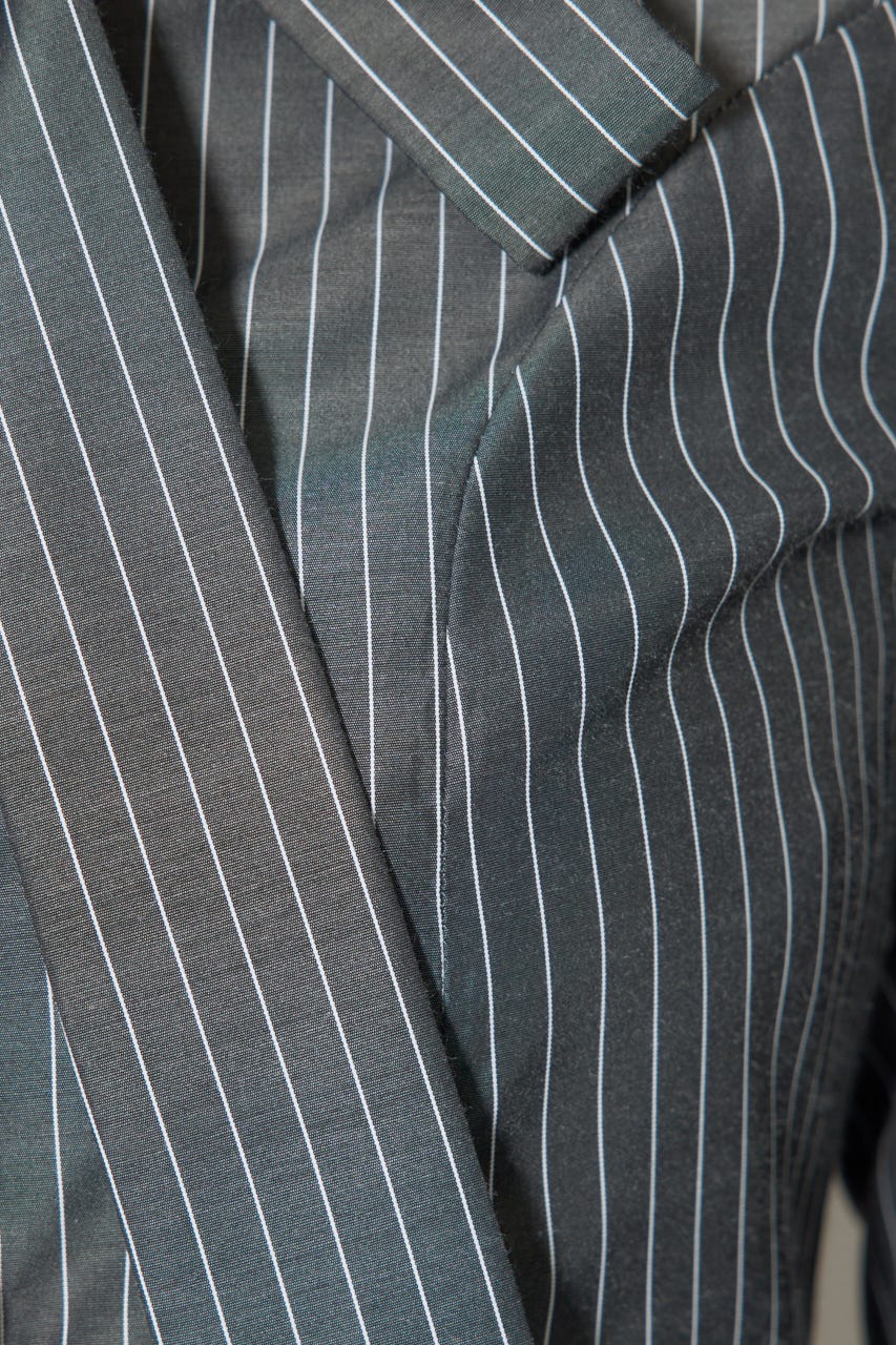 ウエストシェイプボウタイシャツ 柄BLK FREE