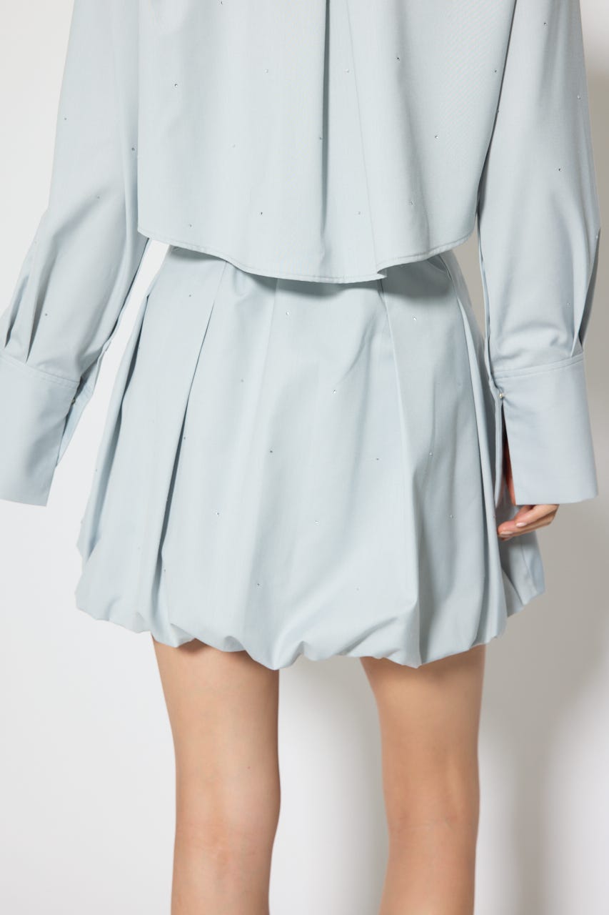 デコラティブバルーンミニスカート L/BLU S