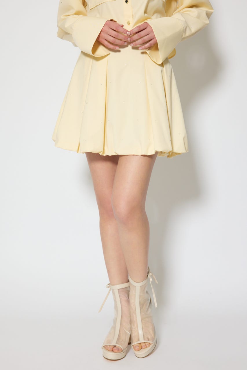 デコラティブバルーンミニスカート L/YEL M