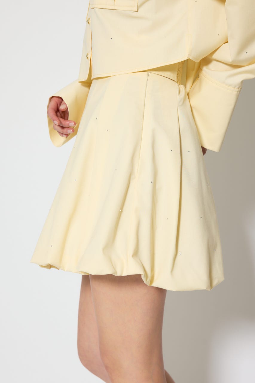 デコラティブバルーンミニスカート L/YEL M