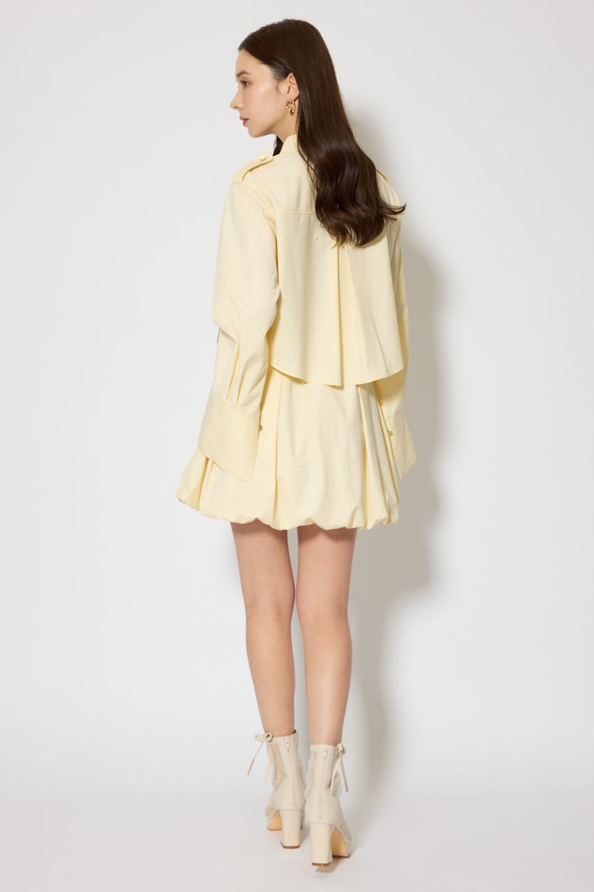 デコラティブバルーンミニスカート YEL S