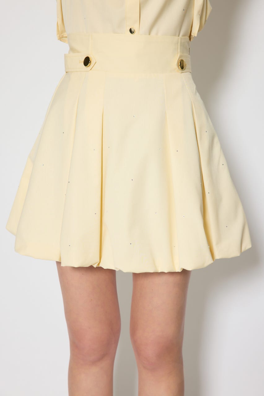 デコラティブバルーンミニスカート YEL S