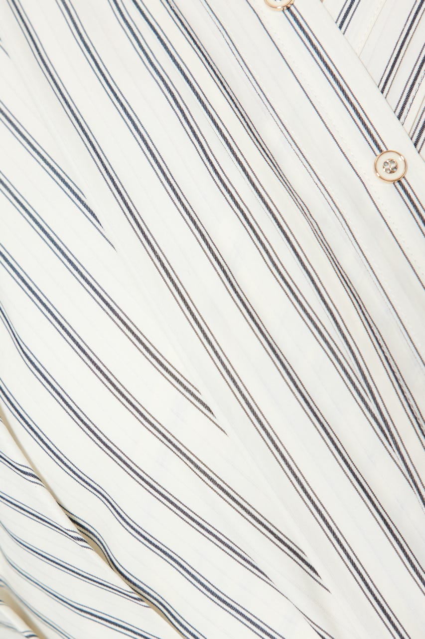 カシュクールフレアシャツワンピース Multi_1 S