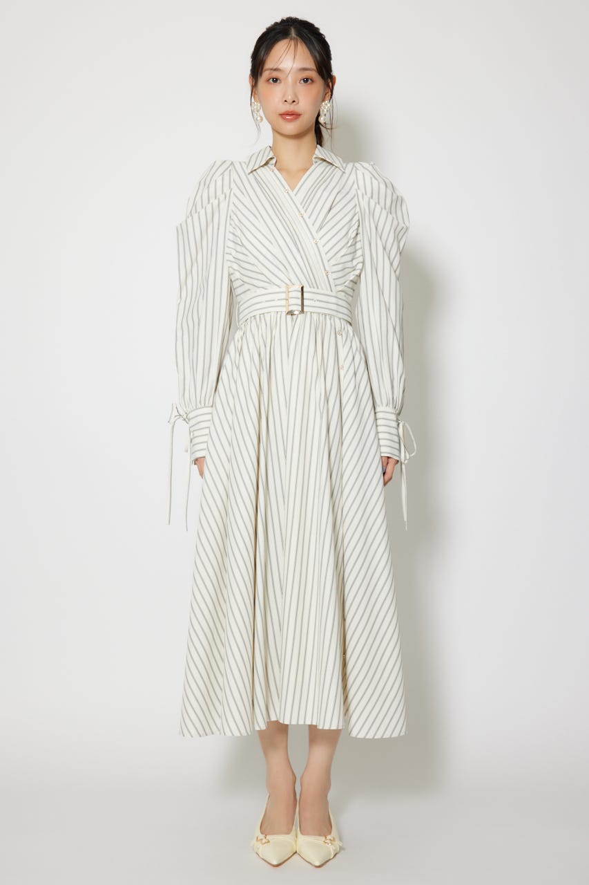 カシュクールフレアシャツワンピース Multi_1 S