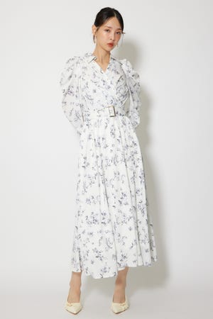 カシュクールフレアシャツワンピース