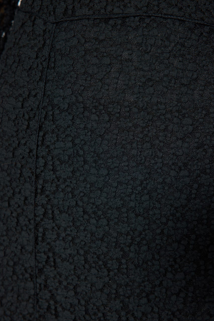 ティアードレースマーメイドワンピース BLK M