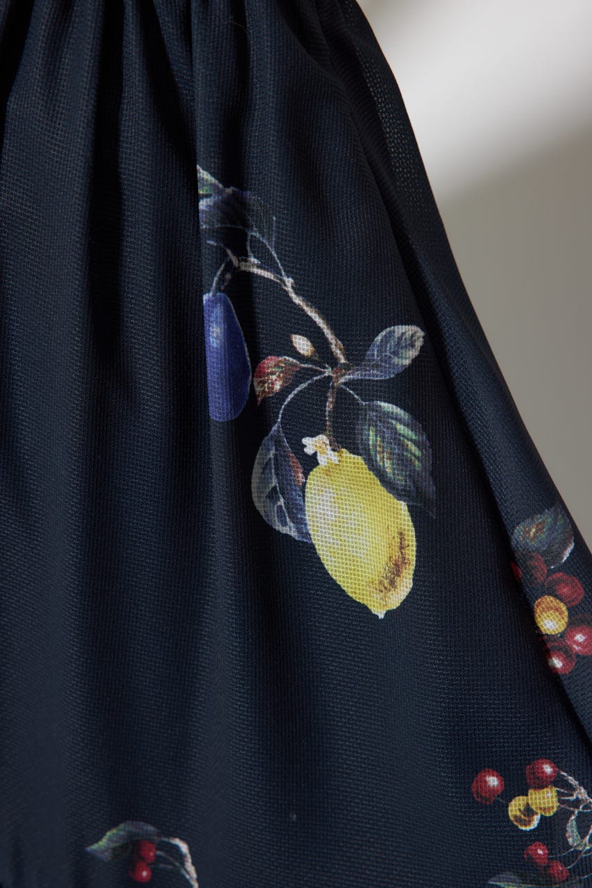 【森香澄さん着用】リボンディティールティアードキャミワンピース NVY S