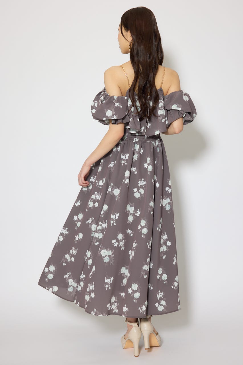 ウエストシャーリング2WAYフレアワンピース BRN S