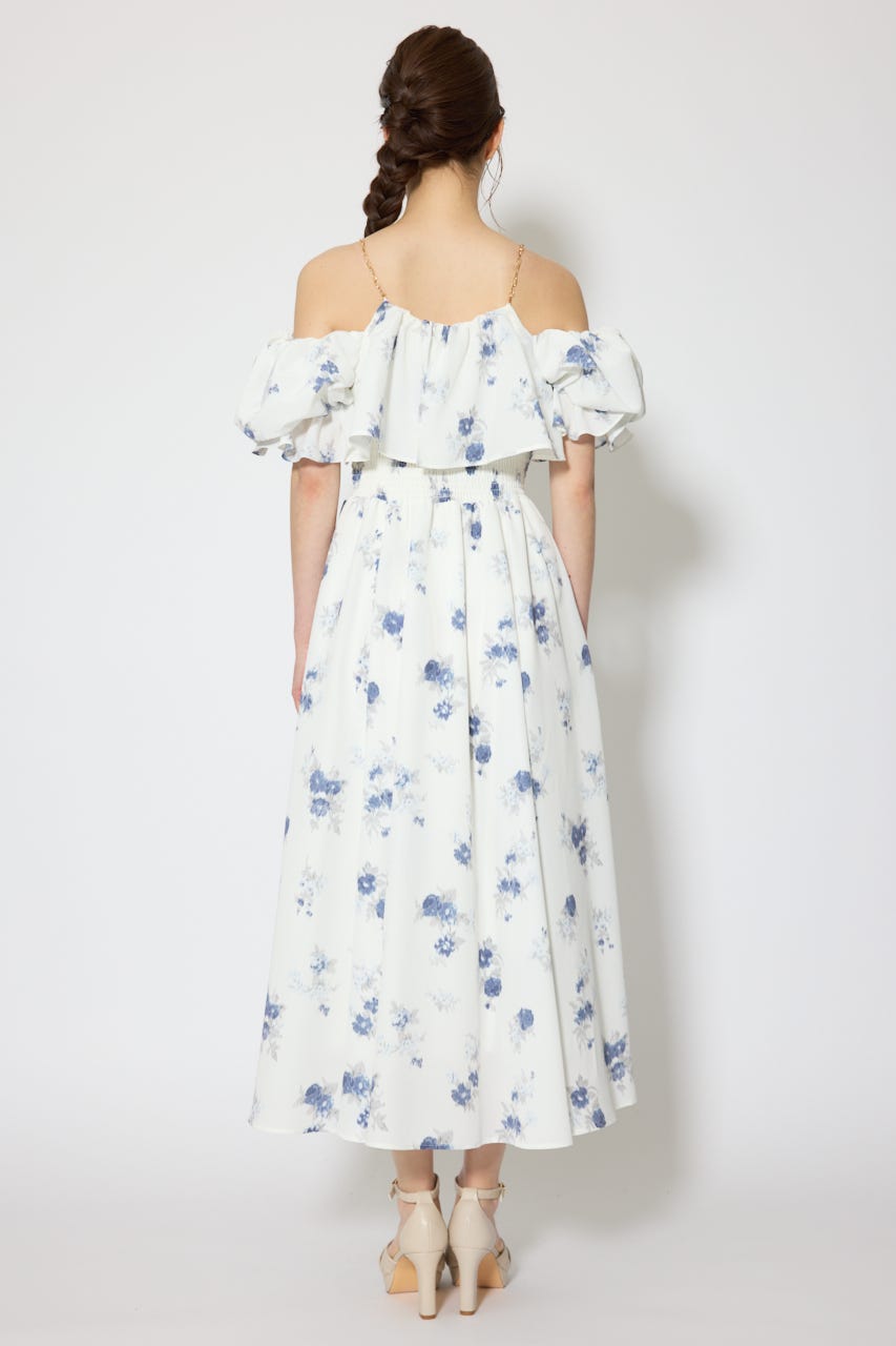 ウエストシャーリング2WAYフレアワンピース WHT S