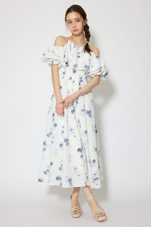 ウエストシャーリング2WAYフレアワンピース