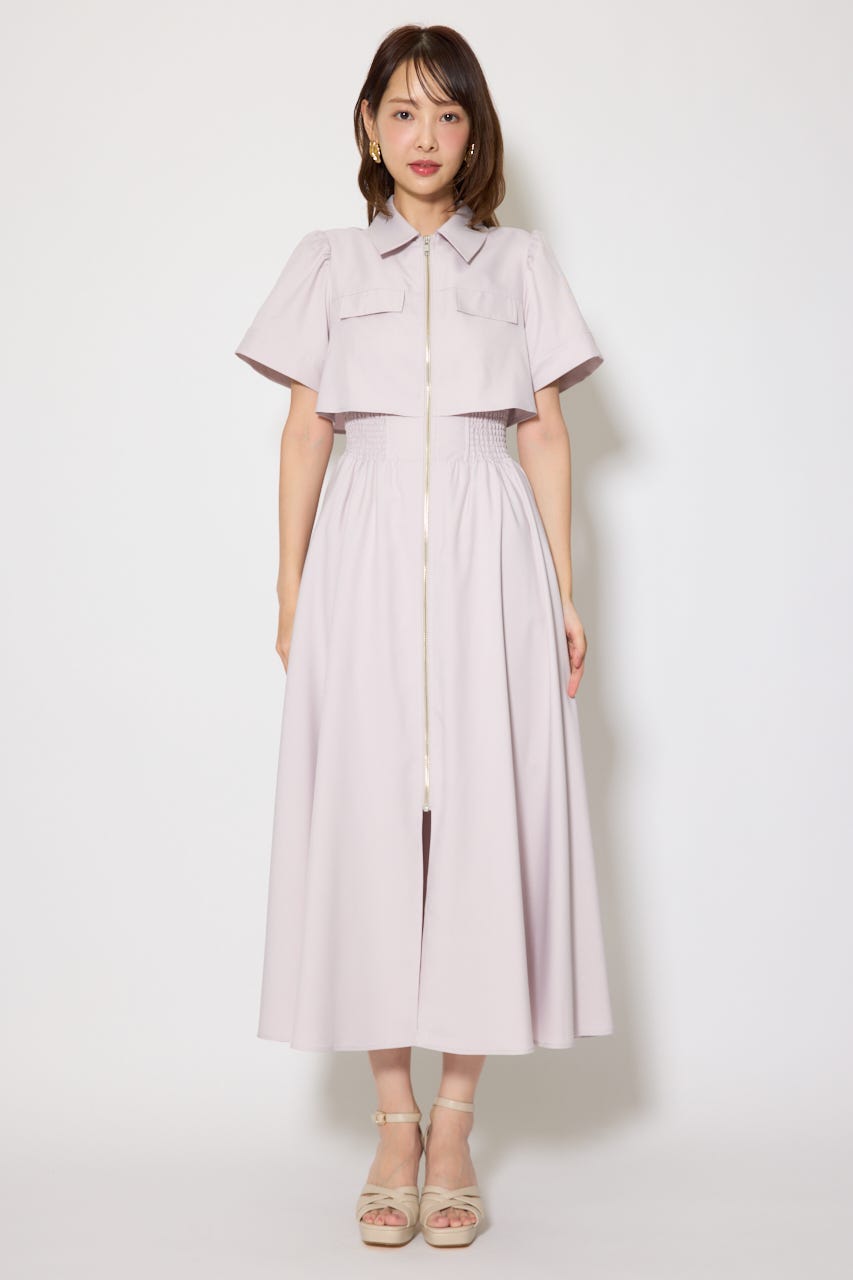 バストフレアワンピース PNK S