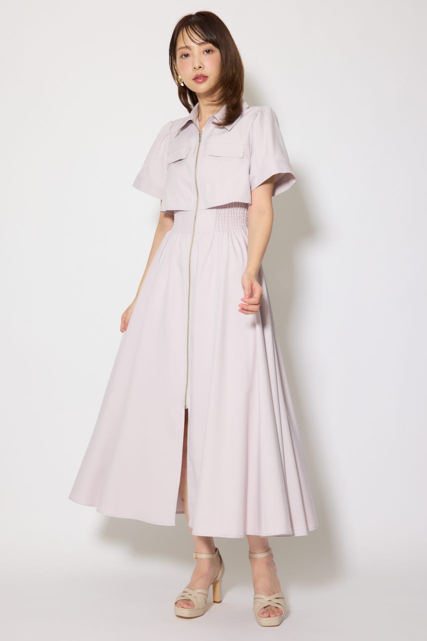 バストフレアワンピース PNK S