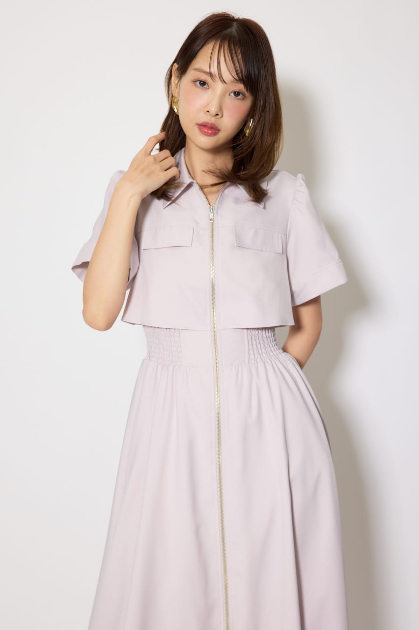 バストフレアワンピース PNK S