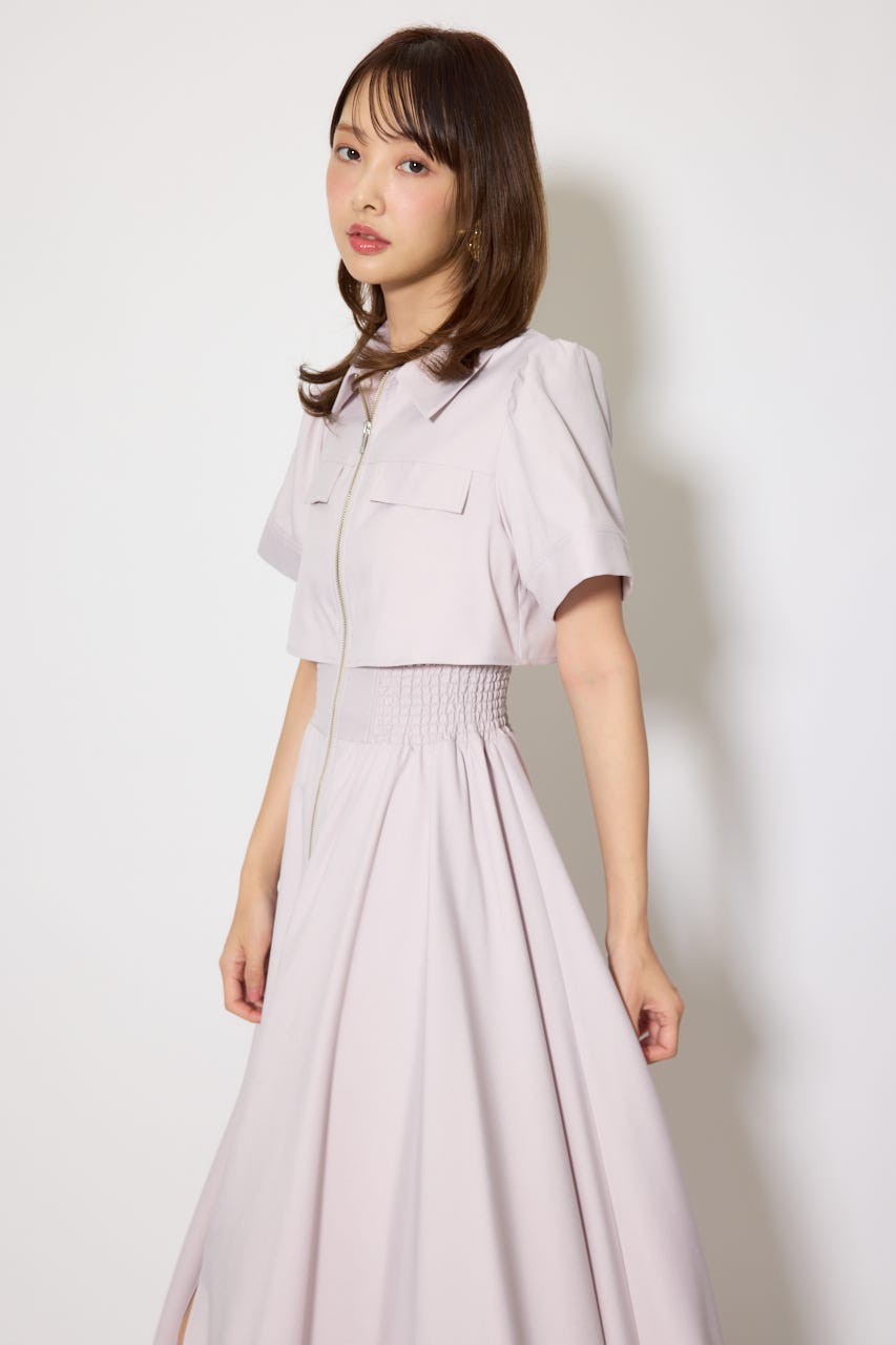 バストフレアワンピース PNK S