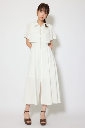 バストフレアワンピース