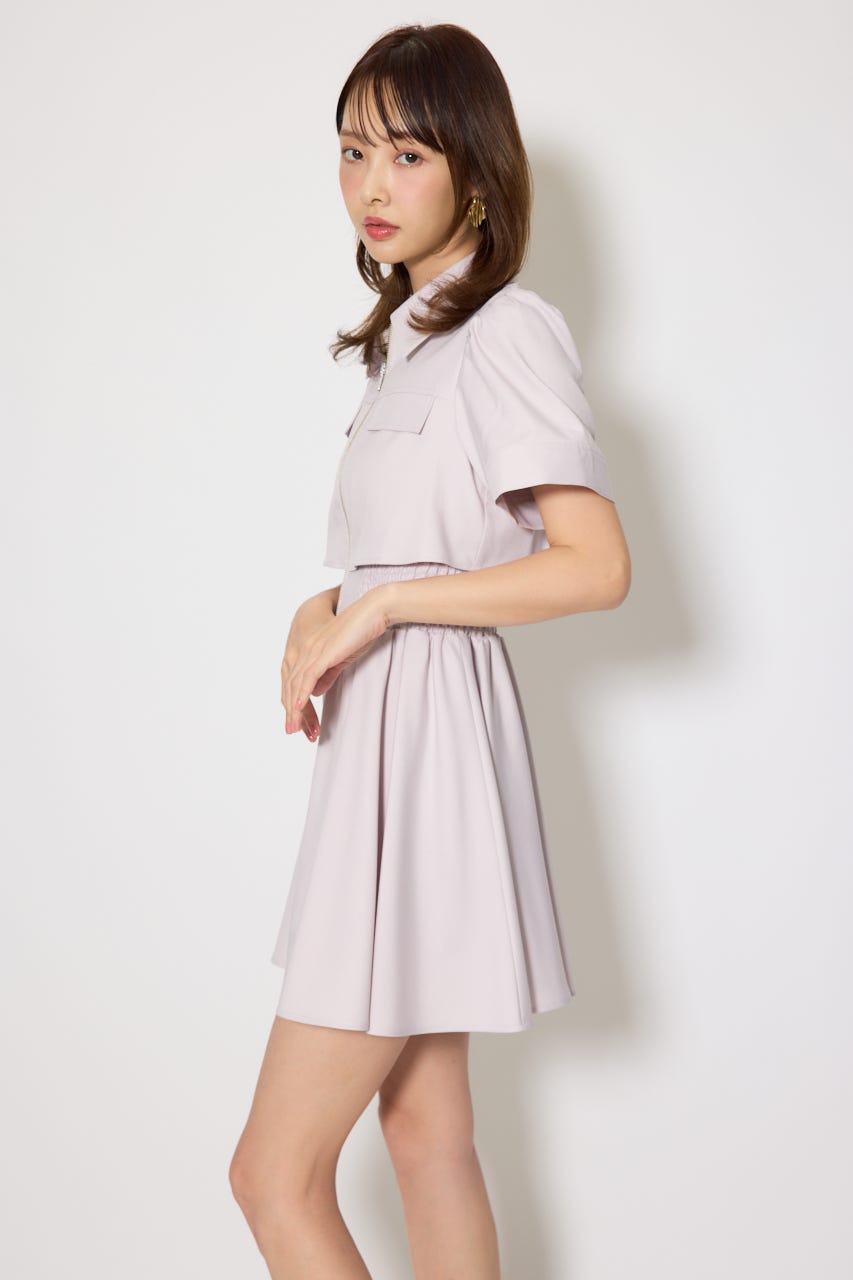 バストフレアミニワンピース PNK M