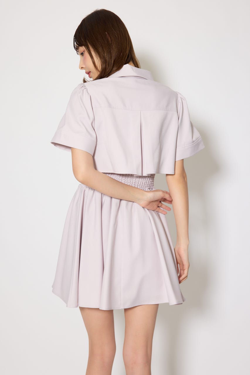 バストフレアミニワンピース PNK M