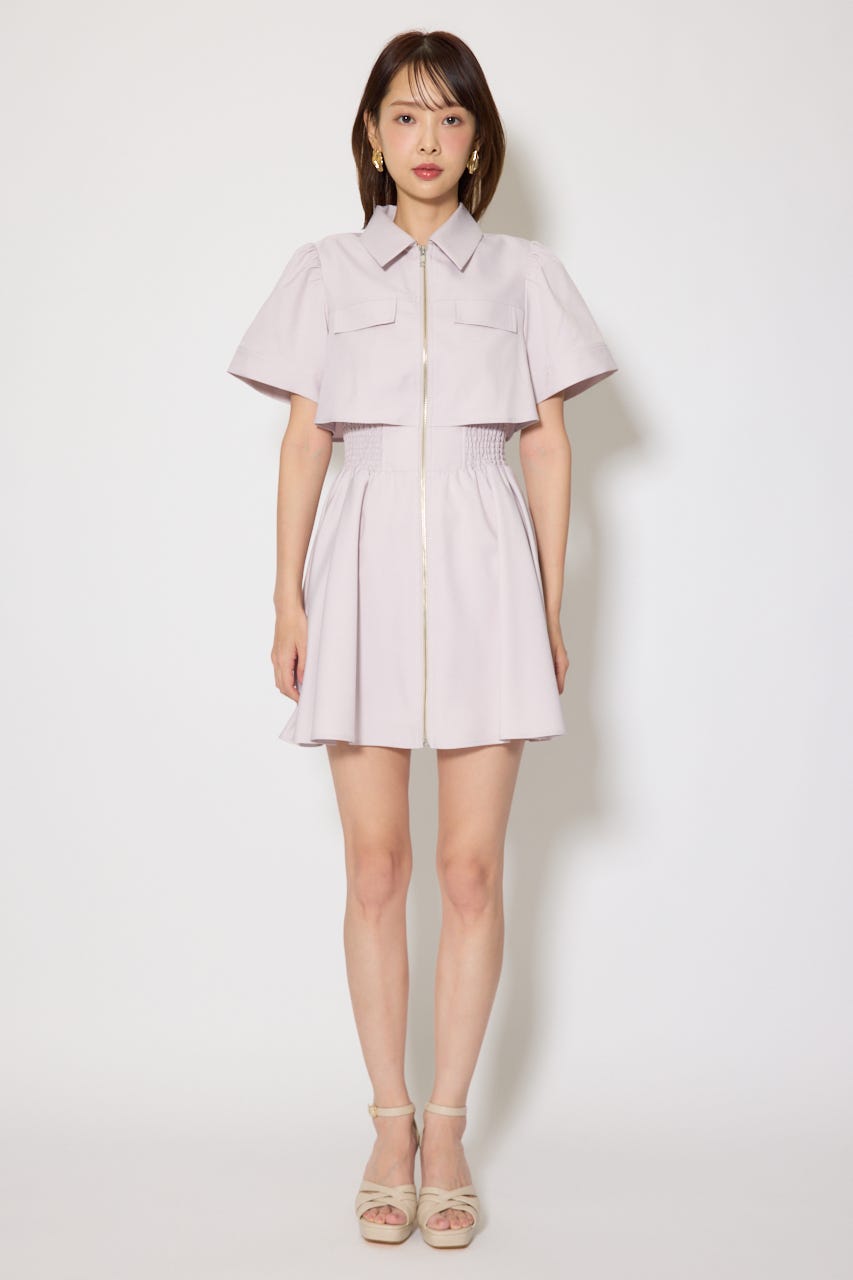 バストフレアミニワンピース PNK M