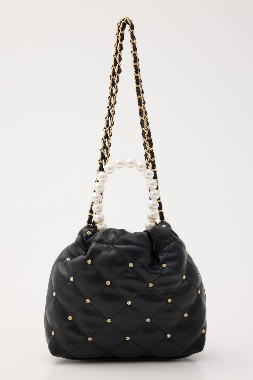 【1/25(日)23:59までSS先行予約会対象アイテム】【WEB限定】チェーンデコレーションミニバッグ BLK FREE