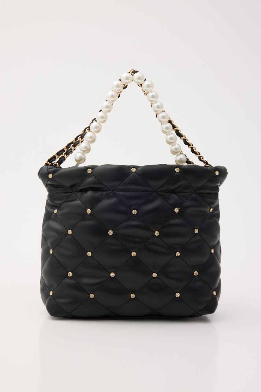 【1/25(日)23:59までSS先行予約会対象アイテム】【WEB限定】チェーンデコレーションミニバッグ BLK FREE