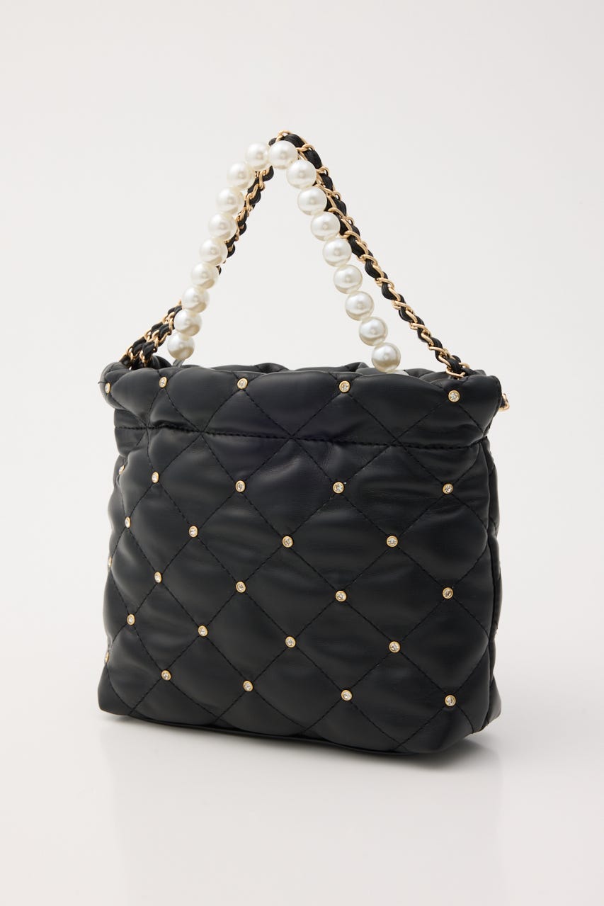 【1/25(日)23:59までSS先行予約会対象アイテム】【WEB限定】チェーンデコレーションミニバッグ BLK FREE