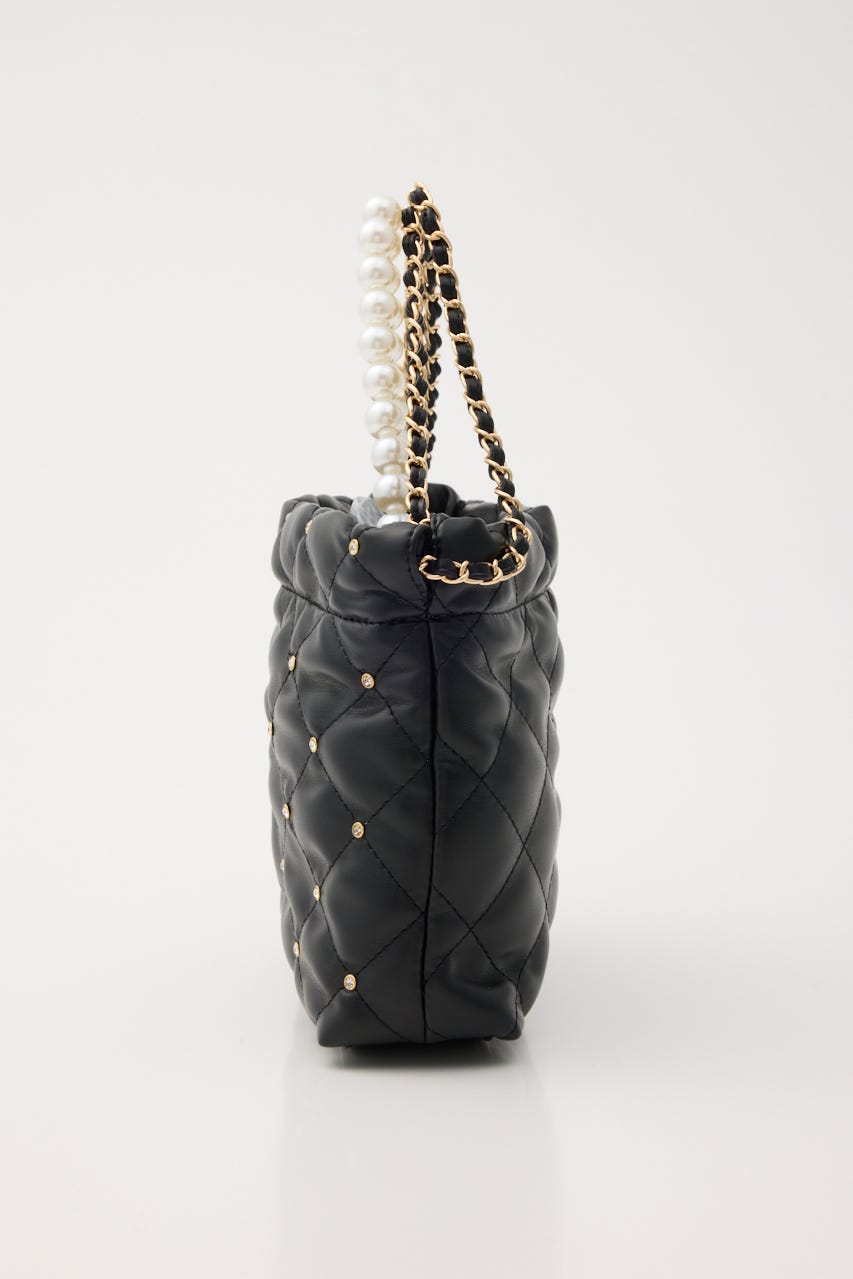 【1/25(日)23:59までSS先行予約会対象アイテム】【WEB限定】チェーンデコレーションミニバッグ BLK FREE