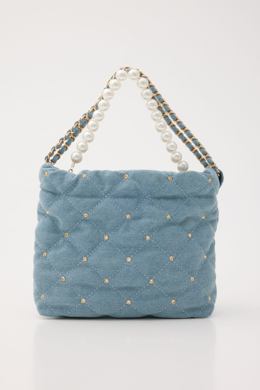 【1/25(日)23:59までSS先行予約会対象アイテム】チェーンデコレーションミニバッグ BLU FREE