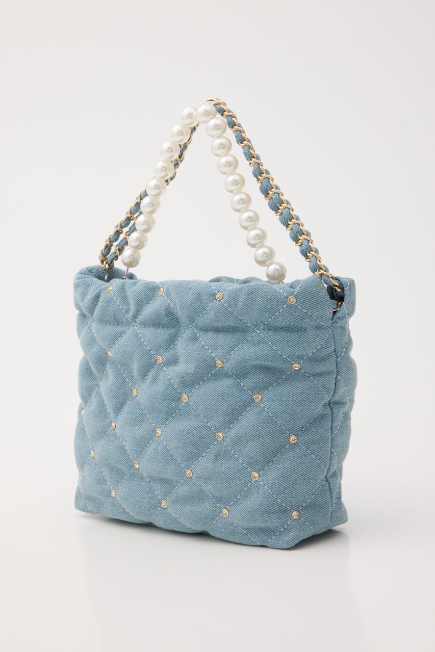 【1/25(日)23:59までSS先行予約会対象アイテム】チェーンデコレーションミニバッグ BLU FREE