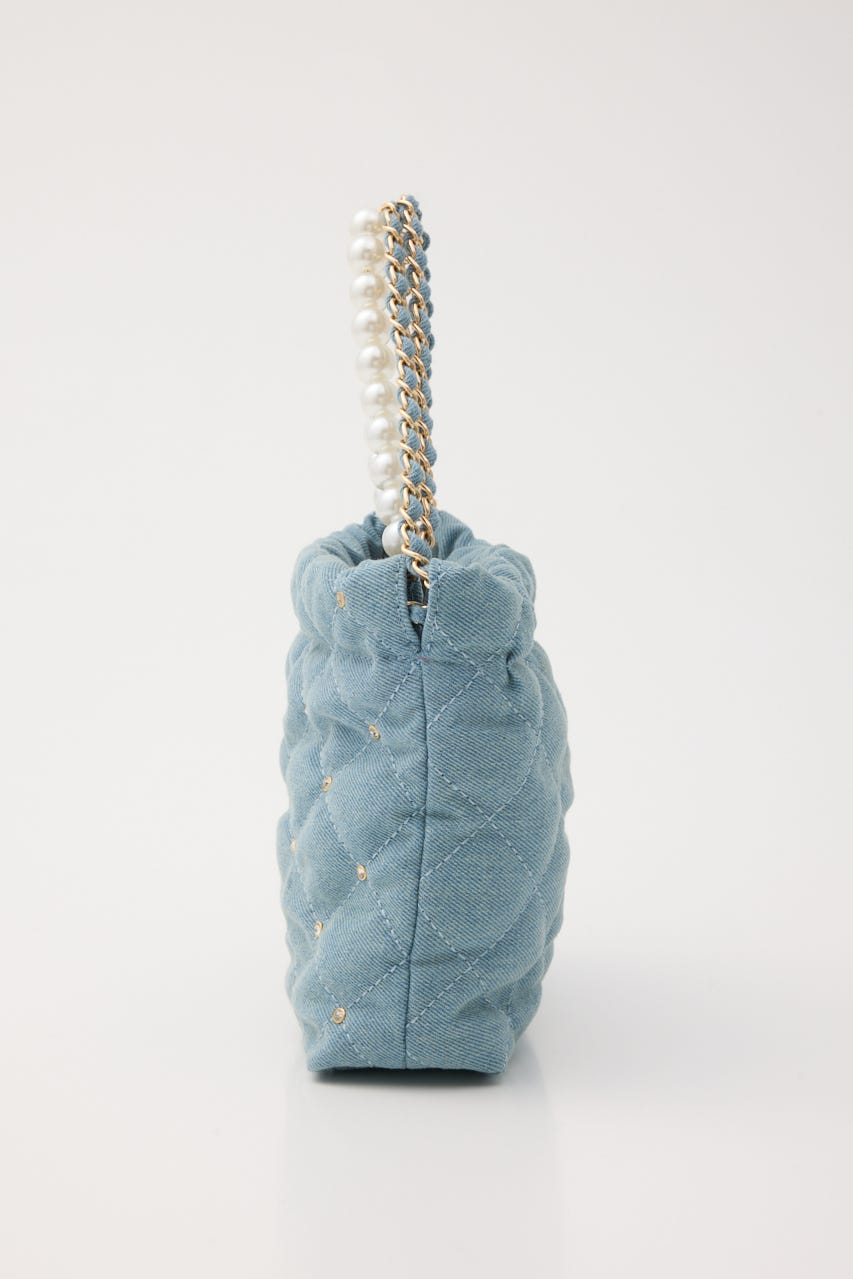 【1/25(日)23:59までSS先行予約会対象アイテム】チェーンデコレーションミニバッグ BLU FREE