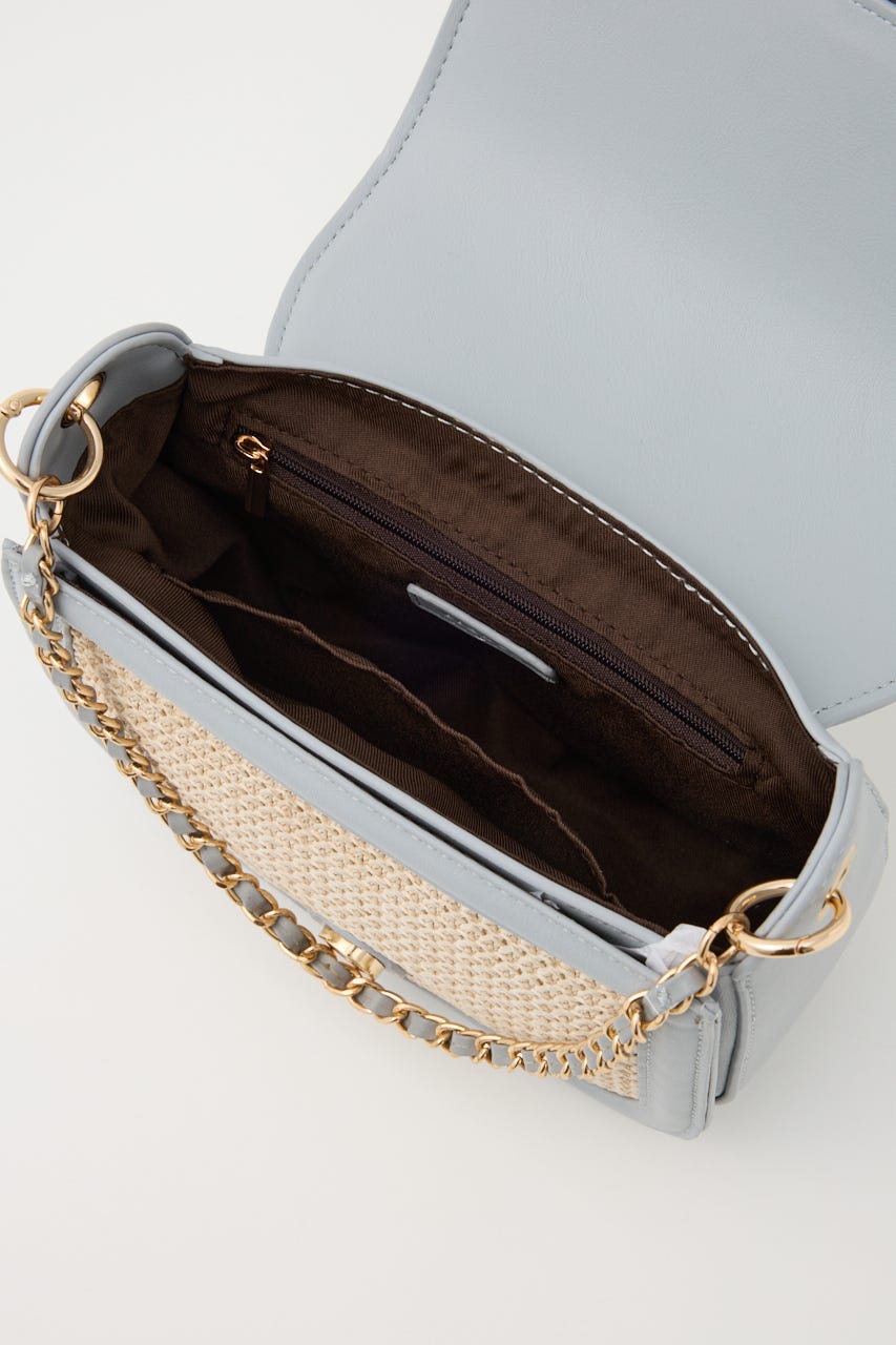 ベルトディティールバッグ L/BLU FREE