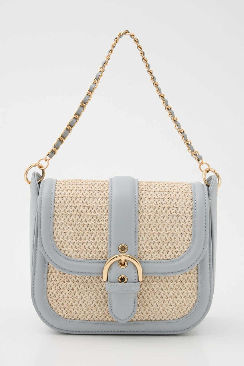 ベルトディティールバッグ L/BLU FREE